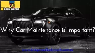 why car maintenance is important