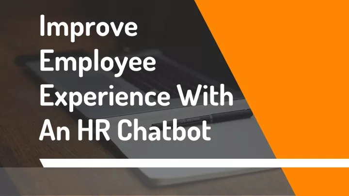 improve employee experience with an hr chatbot