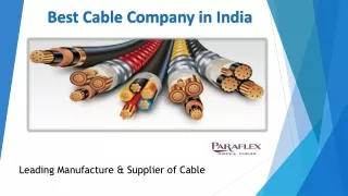 Best cable company in India