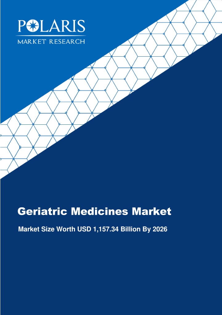 geriatric medicines market