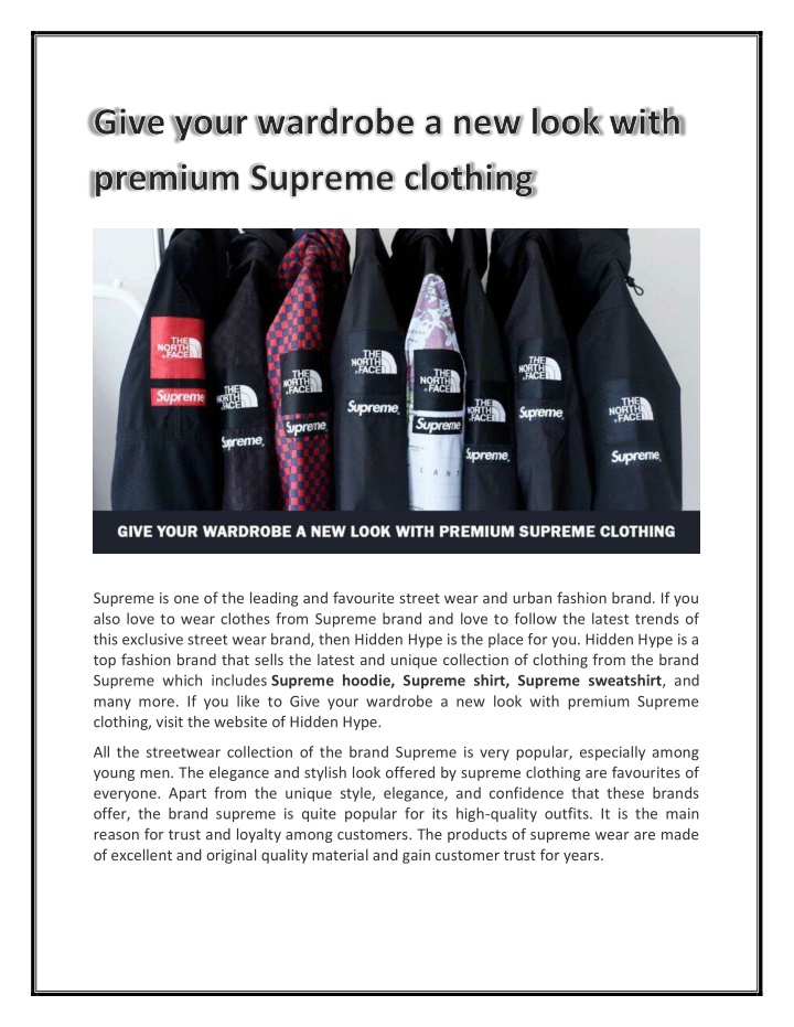 supreme is one of the leading and favourite