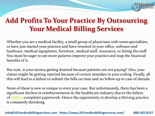 add profits to your practice by outsourcing your