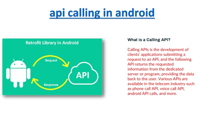 api calling in android