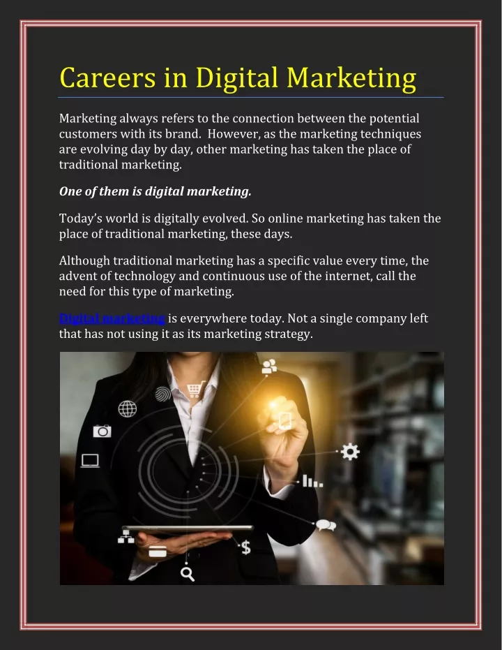 careers in digital marketing