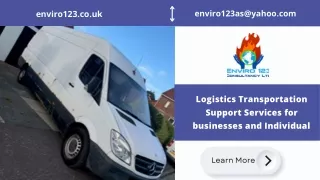 Logistics Transportation Support Services for businesses and Individual