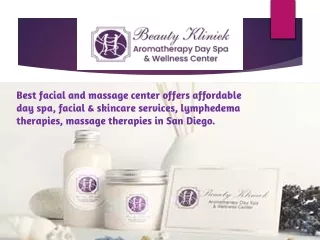 Deep pore cleansing facial san diego