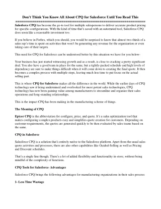 don t think you know all about cpq for salesforce
