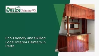 Eco-Friendly and Skilled Local Interior Painters in Perth