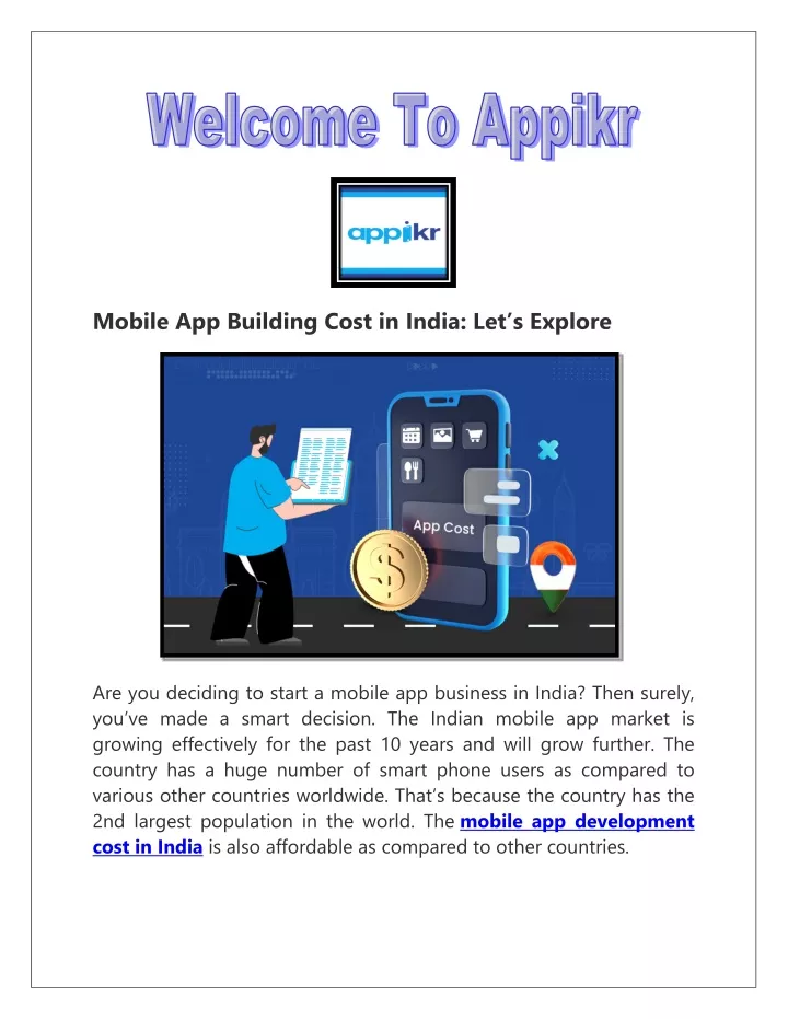 mobile app building cost in india let s explore