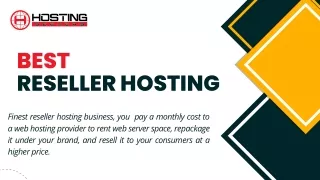 Best Reseller Hosting Business