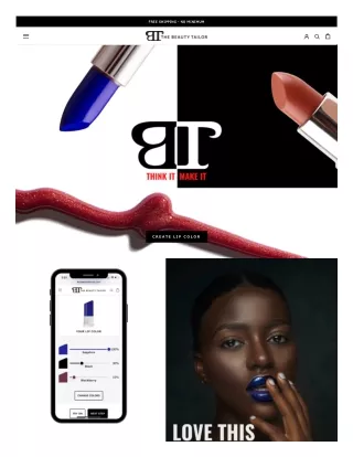 Custom Lipstick & Makeup Palettes