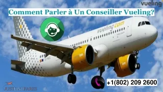 Comment Parler à Un Conseiller Vueling