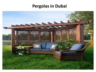 pergolas in dubai