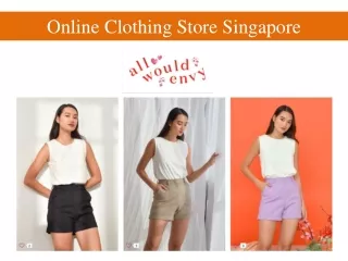 Online Clothing Store Singapore