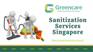 Best Sanitisation Services in Singapore - GreenCare
