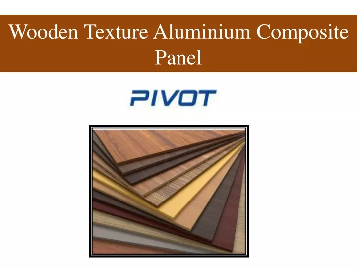 wooden texture aluminium composite panel