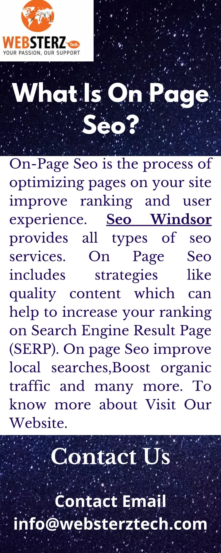 what is on page seo