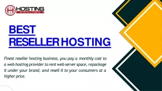 Best Reseller Hosting