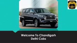 Delhi To Chandigarh Taxi Service at Vahan Seva