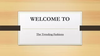 welcome to