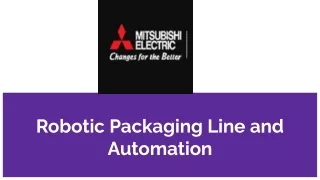 robotic packaging line and automation