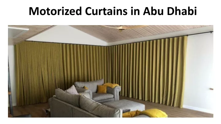 motorized curtains in abu dhabi