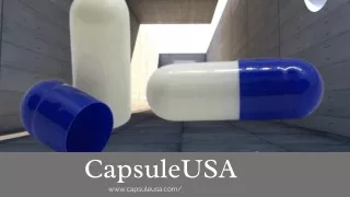 CapsuleUSA High Quality Empty Gelatin Capsule Sizes