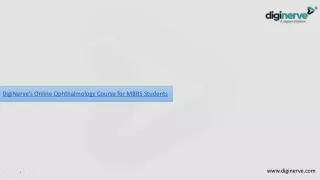 diginerve s online ophthalmology course for mbbs