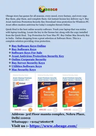 Software Keys For Sale