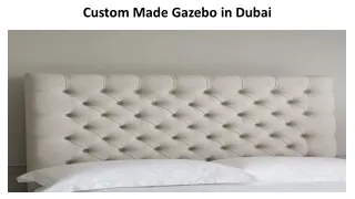 custom made gazebo in dubai