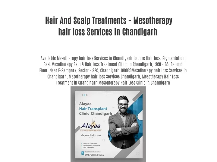 hair and scalp treatments mesotherapy hair loss