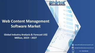 Web Content Management Software Market