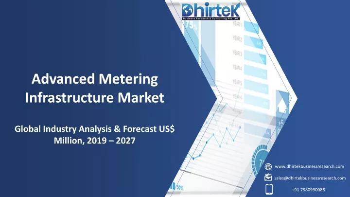 advanced metering infrastructure market global