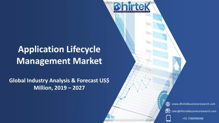 application lifecycle management market global