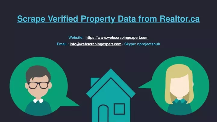 scrape verified property data from realtor ca