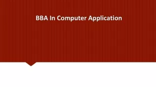bba in computer application