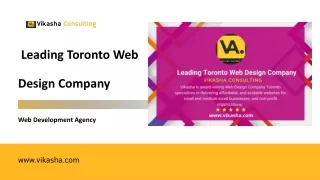 Leading Toronto Web Design Company & Web Development Agency