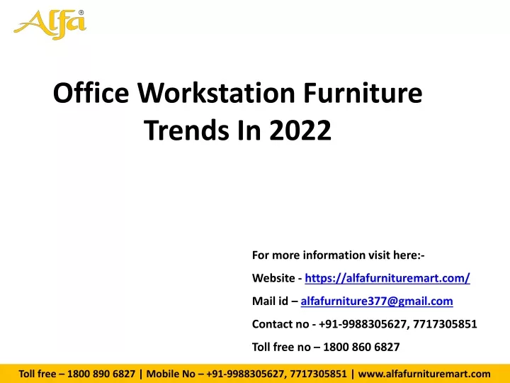 office workstation furniture trends in 2022