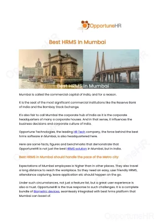 best hrms in mumbai best hrms in mumbai