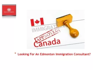 Are you Looking For An Edmonton Immigration Consultant