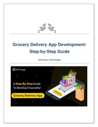 Grocery Delivery App Development: Step by Step Guide