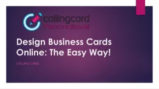 design business cards online the easy way