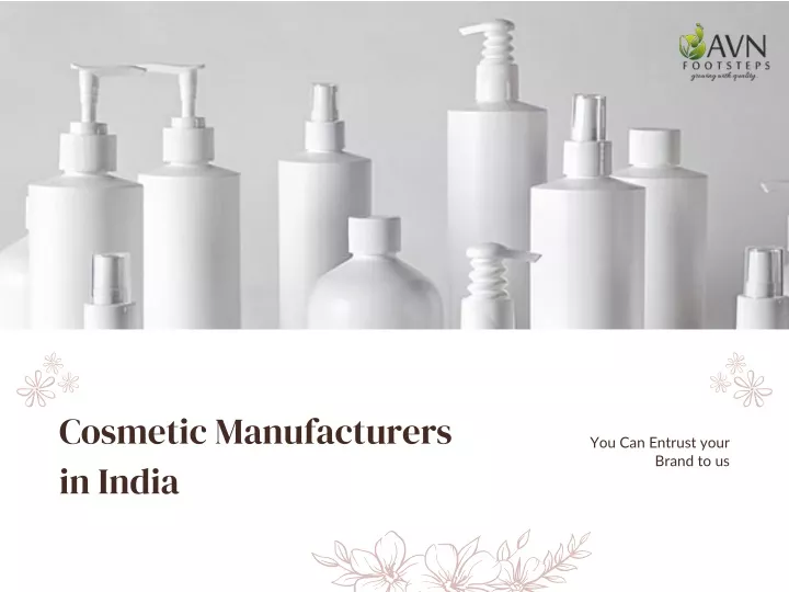 cosmetic manufacturers in india