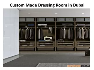 custom made dressing room in dubai