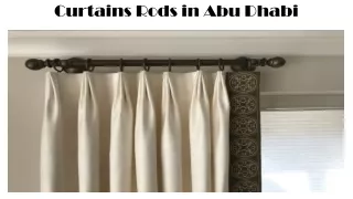 curtains rods in abu dhabi