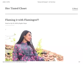 Flaming it with Flamingos!!! – Her Tinted Closet