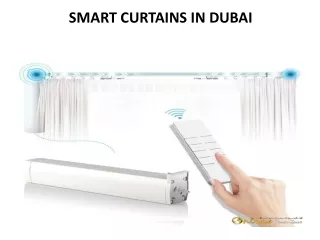 smart curtains in dubai