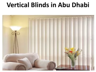 vertical blinds in abu dhabi
