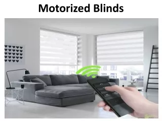 motorized blinds