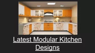 Latest Modular Kitchen Designs by King's Wood N Kraft